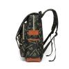 BAGFSHET Casual Daypack Lightweight Backpack Large Capacity Travel Backpack 16" Laptop College Bag (Black) view 4