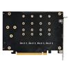 Silverstone Expansion Card SST-ECM40 Supports 4 x NVMe M.2 SSD (M Key) via PCIe x16 Interface (Certified Domestic Dealer) view 4
