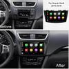 4+64G Android 14 Car Stereo Radio for Suzuki Swift 2010-2016, 9 inch Car Radio Double Din Touch Screen with Wireless Carplay Android Auto GPS Navi WiFi Bluetooth FM Radio AHD Backup Camera Mic SWC view 2