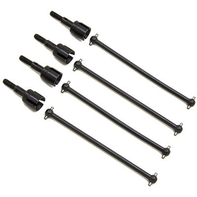4PCS RC Truck Upgrade Metal Dog Bones Drive Shaft with Wheel Axle for HSP 94111 94108 94170 Model