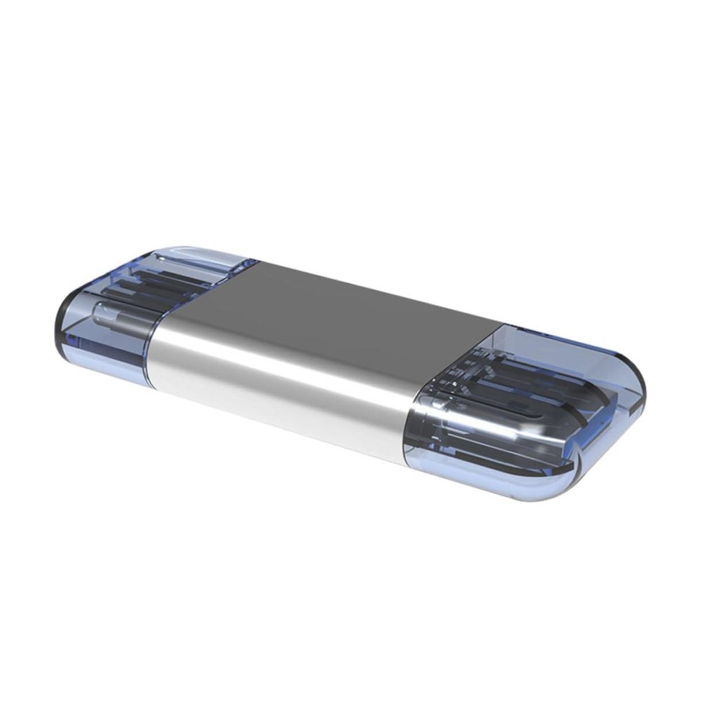 Angoily 1pc USB- Zinc Alloy Card Reader Adapter Versatile Memory Converter for Tablets Computers Slot Design Portable Lightweight Compatible Nm Cards