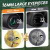 15x30 Compact Binoculars for Adults and Kids - Occer Large View High Powered Binoculars for Bird Watching Concerts - Lightweight Easy Focus Binocular with Low Light Vision Gifts for Men - Black view 3