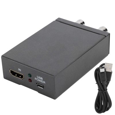 goodstumbler HDMI to SDI Converter, Micro HDMI Signal to SDI Signal Converter, Double SDI Output Convertor Equipment for Camera Home Theater