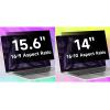 ANTOGOO V Laptop Privacy Screen Filter for 15.6 Inch 1920x1080 Resolution & 14 Inch 1920x1200 Resolution, Anti Blue Light Glare & Anti Scratch Computer Privacy Shield view 1