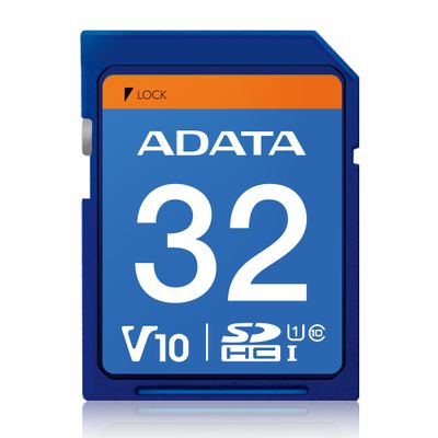 ADATA 32GB UHS-I CLASS10 100/20 MB/s SD Card ASDH32GUICL10-R-I