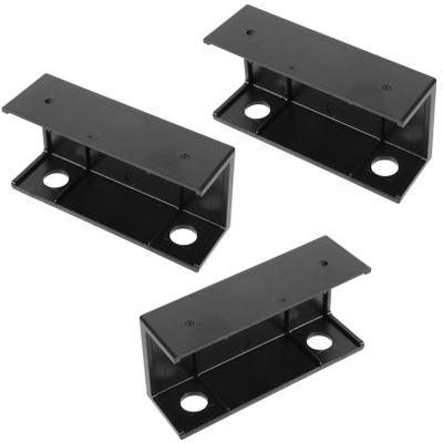 TEHAUX 1set Under Desk Laptop Mount Holder Bracket for Accessories Space-Saving Design for Keyboards and Routers Easy Installation Sturdy Construction