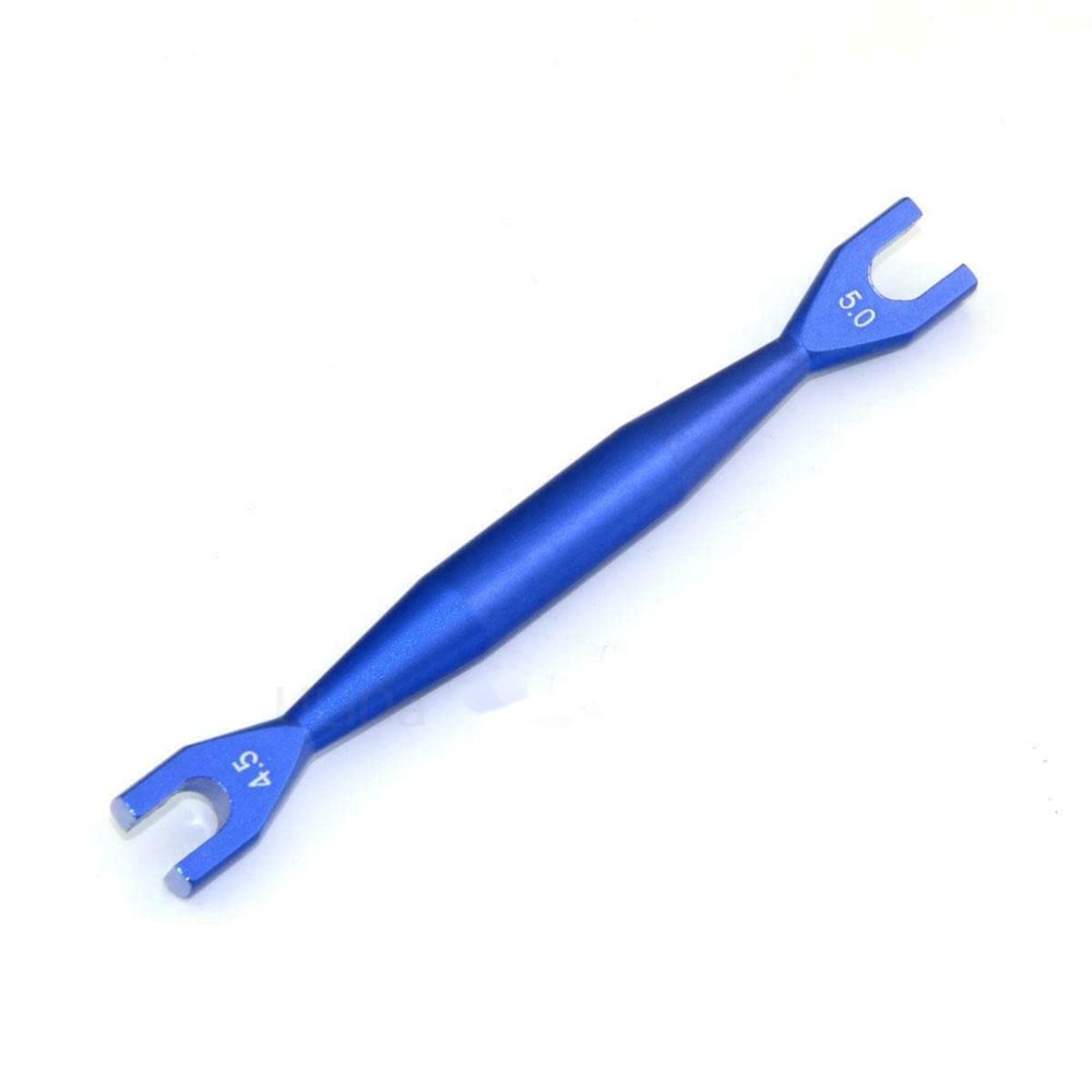 ZEZEFUFU 4.5-5MM Rc Car Linkage Adjuster Wrench Tools Double Open End Spanner For HSP SCX10