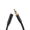 bodateng 0.5m/1m/1.8m/3m/5m Earphone 3.5mm Ja-ck Audio Extension Cable Male to Female Extender Aux Cord for PC Car(Black-1m) view 4