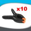 10 PCS Heavy Duty Clamp with Firm Grip Photo AccessoryStudio Light Photography Background Clips Backdrop Clamps A Type view 3