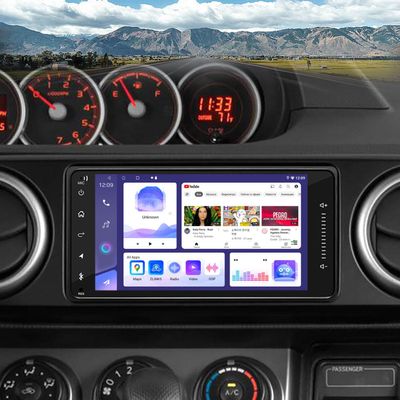 AMEROBO 4+64G Car Radio for Scion xB 2004-2015, tC 2005-2016, 7 Inch QLED Touch Screen Car Stereo with Carplay Android Auto, GPS Navigation, Bluetooth, FM Radio and Backup Camera