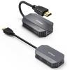 EPISTOLARY Wireless HDMI Transmitter and Receiver, HDMI Extender 165FT Long Range,Plug and Play, Support 2.4/5GHz for Streaming Video (Black/Grey/White) (Grey) view 1