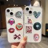 100Pcs Aesthetic Downtown Girls Stickers Pack, Aesthetic Holographic Stickers, Vinyl Waterproof Glitter Sticker, Cool Trendy Y2K Retro Sticker for Water Bottle Laptop Skateboard Party Supplies view 2