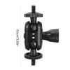 Double 1/4inch Male Threaded Screw Adapter Double Head Studs for DSLR Cameras and Microphones Attachments view 4