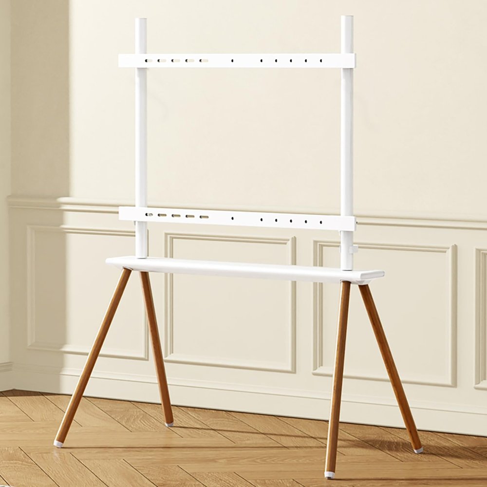EKDJSN TV Stand for 32-75 Inch TV, Universal Floor TV Stand, Tall TV Stand Mount, VESA: 200200mm-600400mm, Holds Up to 45 Kg, for Home Entertainment, Living Room, Bedroom