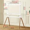 EKDJSN TV Stand for 32-75 Inch TV, Universal Floor TV Stand, Tall TV Stand Mount, VESA: 200200mm-600400mm, Holds Up to 45 Kg, for Home Entertainment, Living Room, Bedroom view 2