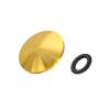 PATIKIL Camera Shutter Button, 10mm Convex Surface Shutter Release Button Pure Copper Camera Buttons for Nikon for Fujifilm for Leica DSLR/SLR, Gold view 1