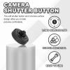 PATIKIL Camera Shutter Button, 4 Pack 12mm Concave Surface Shutter Release Buttons Pure Copper Camera Button for Nikon for Fujifilm for Leica DSLR/SLR, Black view 4