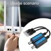 Zkhxhtg Camera Coaxial Networking Transmitter Receiver Passive Extender Over Coaxial Easy Installation 10/100Mbps view 2