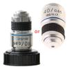 10X 40X 100X Microscope Objective Lens Achromatic Objective Laboratory Biological Microscope Parts Tube Length 160mm view 1