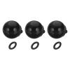 PATIKIL Camera Shutter Button, 3 Pack 10mm Ball Shape Shutter Release Buttons Pure Copper Camera Button for Fujifilm XT5 XT30 XT20 XT4 XE2 XE4, Black view 1