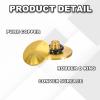 PATIKIL Camera Shutter Button, 2 Pack 10mm Convex Surface Shutter Release Buttons Pure Copper Camera Button for Nikon for Fujifilm for Leica DSLR/SLR, Gold view 3