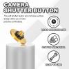 PATIKIL Camera Shutter Button, 2 Pack 10mm Convex Surface Shutter Release Buttons Pure Copper Camera Button for Nikon for Fujifilm for Leica DSLR/SLR, Gold view 4