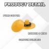 PATIKIL Camera Shutter Button, 2 Pack 10mm Convex Surface Shutter Release Buttons Pure Copper Camera Button for Nikon for Fujifilm for Leica DSLR/SLR, Yellow view 3