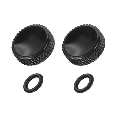 PATIKIL Camera Shutter Button, 2 Pack 12mm Concave Surface Shutter Release Buttons Pure Copper Camera Button for Nikon for Fujifilm for Leica DSLR/SLR, Matte Black