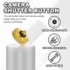 PATIKIL Camera Shutter Button, 2 Pack 12mm Concave Surface Shutter Release Buttons Pure Copper Camera Button for Nikon for Fujifilm for Leica DSLR/SLR, Gold view 4