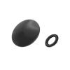 PATIKIL Camera Shutter Button, 10mm Convex Surface Shutter Release Button Pure Copper Camera Buttons for Nikon for Fujifilm for Leica DSLR/SLR, Black view 1