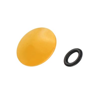 PATIKIL Camera Shutter Button, 10mm Convex Surface Shutter Release Button Pure Copper Camera Buttons for Nikon for Fujifilm for Leica DSLR/SLR, Yellow