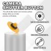 PATIKIL Camera Shutter Button, 10mm Convex Surface Shutter Release Button Pure Copper Camera Buttons for Nikon for Fujifilm for Leica DSLR/SLR, Yellow view 4