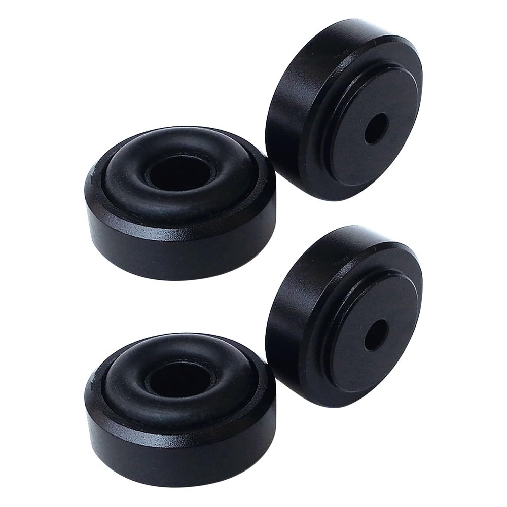 4* HiFi Speaker Isolation Stand Feet Pad Speaker Spike Pads with Non-Slip Rubber Rings for CD Turntable Radio AMP Amplifier Part