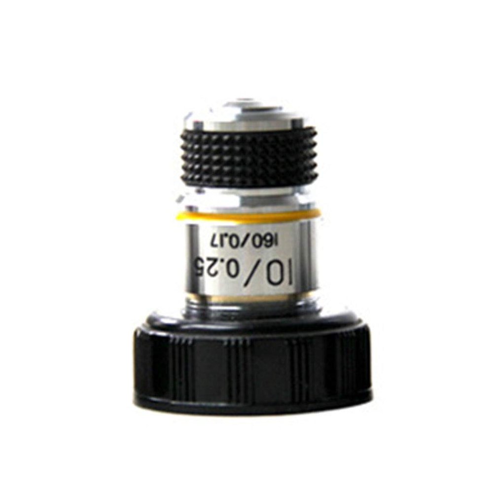 10X 40X 100X Microscope Objective Lens Achromatic Objective Laboratory Biological Microscope Parts Tube Length 160mm