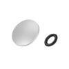 PATIKIL Camera Shutter Button, 10mm Convex Surface Shutter Release Button Pure Copper Camera Buttons for Nikon for Fujifilm for Leica DSLR/SLR, Silver view 1