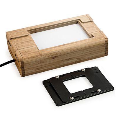 Slide Viewer for Old Slides, LED Lighted Illuminated Viewing, Slide Projector, 3 Levels of Brightness Adjustment, Precise Positioning, for Positive Films and Slides