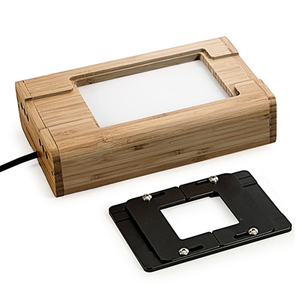 Slide Viewer for Old Slides, LED Lighted Illuminated Viewing, Slide Projector, 3 Levels of Brightness Adjustment, Precise Positioning, for Positive Films and Slides