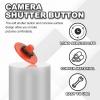 PATIKIL Camera Shutter Button, 3 Pack 10mm Convex Surface Shutter Release Buttons Pure Copper Camera Button for Nikon for Fujifilm for Leica DSLR/SLR, Orange view 4