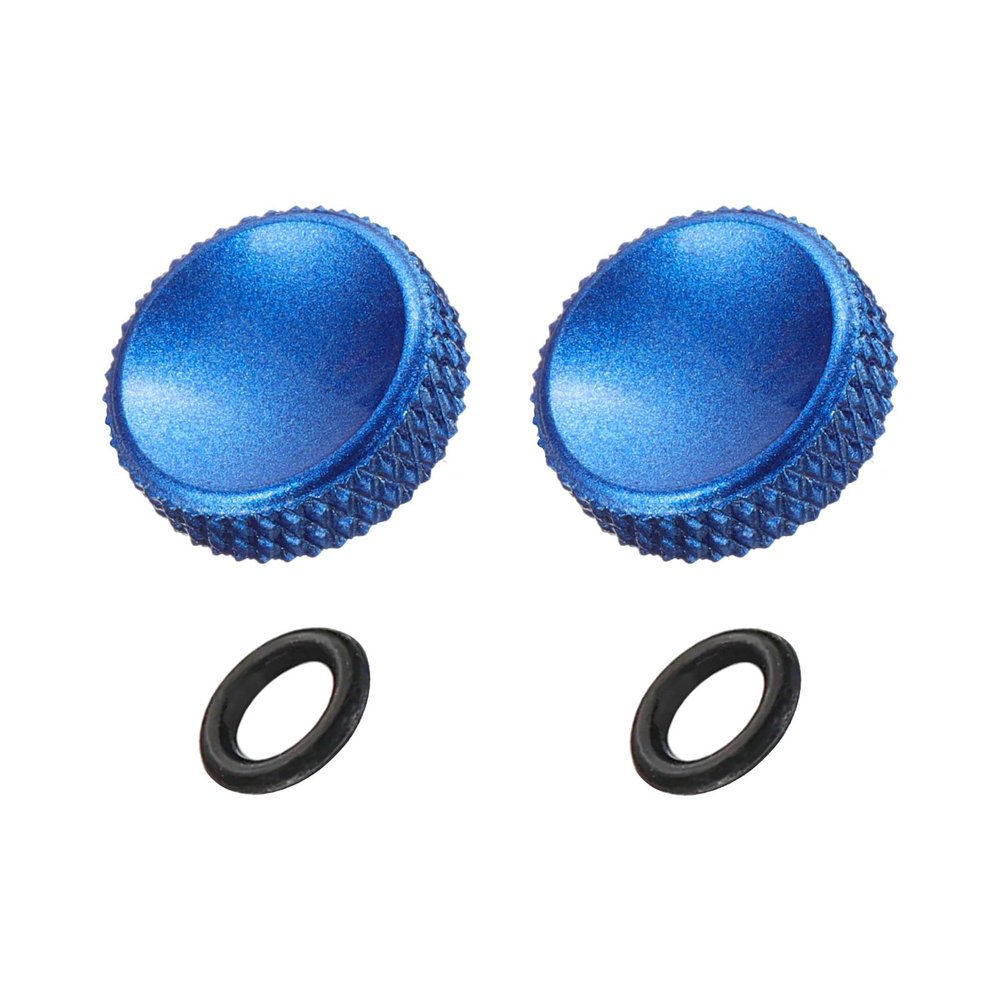 PATIKIL Camera Shutter Button, 2 Pack 12mm Concave Surface Shutter Release Buttons Pure Copper Camera Button for Nikon for Fujifilm for Leica DSLR/SLR, Blue