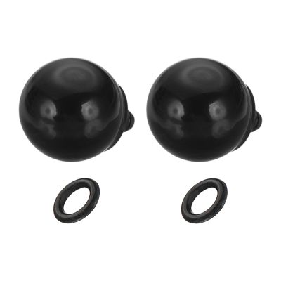 PATIKIL Camera Shutter Button, 2 Pack 10mm Ball Shape Shutter Release Buttons Pure Copper Camera Button for Fujifilm XT5 XT30 XT20 XT4 XE2 XE4, Black