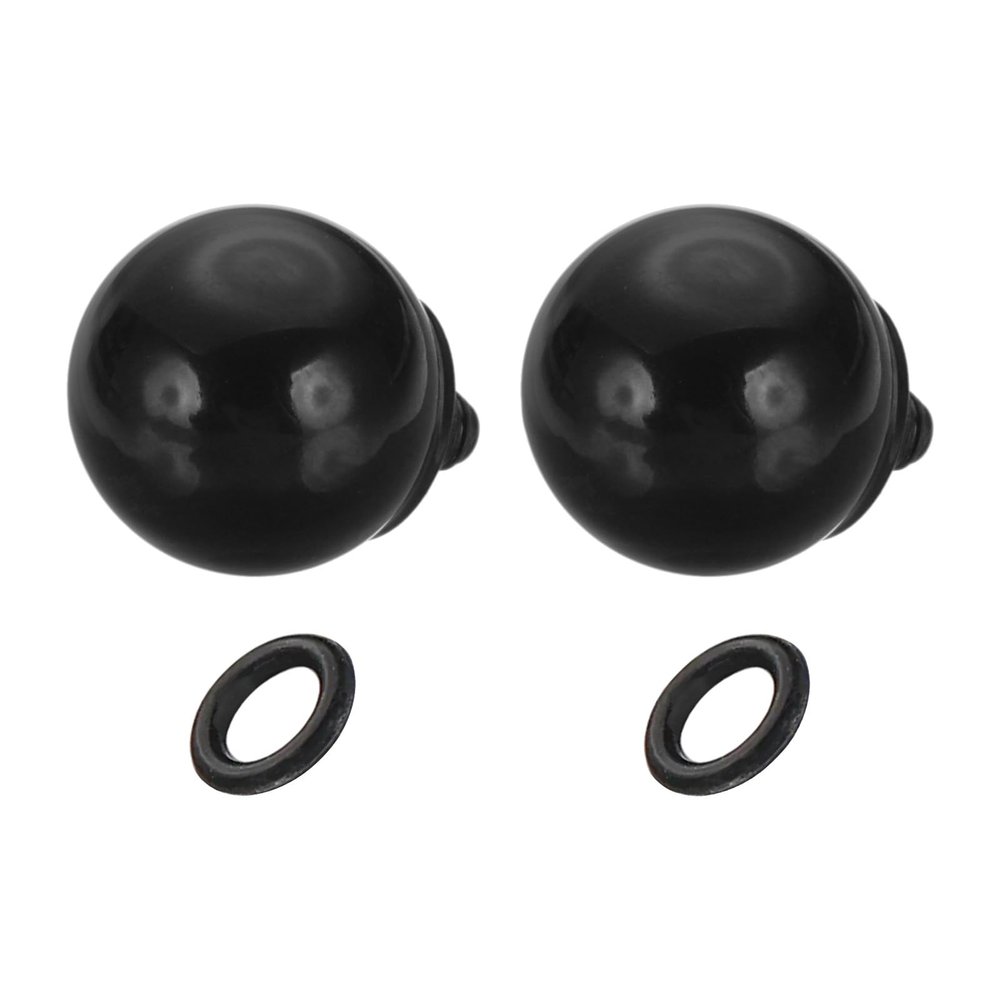 PATIKIL Camera Shutter Button, 2 Pack 10mm Ball Shape Shutter Release Buttons Pure Copper Camera Button for Fujifilm XT5 XT30 XT20 XT4 XE2 XE4, Black