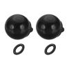 PATIKIL Camera Shutter Button, 2 Pack 10mm Ball Shape Shutter Release Buttons Pure Copper Camera Button for Fujifilm XT5 XT30 XT20 XT4 XE2 XE4, Black view 1