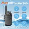Maycall MC-558 10 Pack Walkie Talkie Long Range Two Way Radio for Adults with Earpieces One Click Frequency Matching Automatic Scanning HD Sound Quality 1200mAh for Cruise Hiking Hunting Skiing view 2