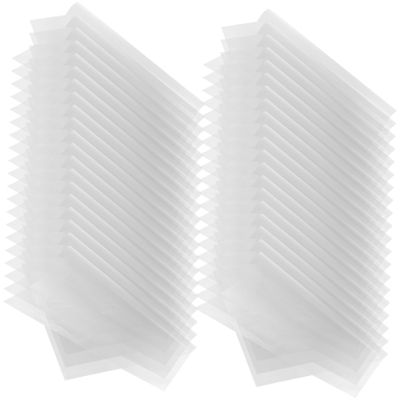 DIYEAH 50pcs Self-Adhesive Vinyl Record Sleeves Wrinkle Protective Covers for Design for Display and Preservation of Your Vinyl Collection