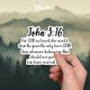 (3Pcs) Loved Christian Sticker Inspirational Quotes Bible Verse John 3:16 Jesus Vinyl Decals for Tumbler Kindles Laptop Water Bottles Books Phone - Size 3x2.2 Inch view 2