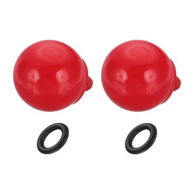 PATIKIL Camera Shutter Button, 2 Pack 10mm Ball Shape Shutter Release Buttons Pure Copper Camera Button for Fujifilm XT5 XT30 XT20 XT4 XE2 XE4, Red