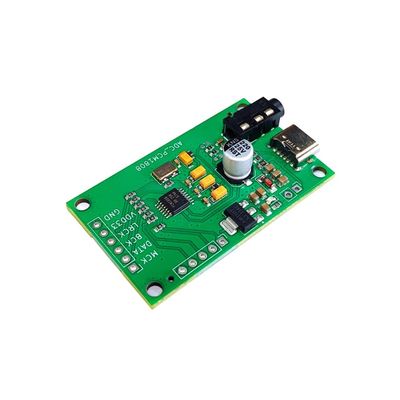 Taidacent 24Bit PCM1808 PCM1802 3.5mm Audio Stereo ADC Single-Ended Player Decoder Module Analog Audio to I2S Converter (PCM1808)