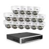 ANNKE 5MP Security Camera System, 16 Ports Expandable 32CH 12MP H.265+ NVR, 16x 3K PoE Wired IP Dome Cams with Mic, Spotlight Color Night Vision, IP67, AI Motion & 1CH Face Detection, NO Hard Drive view 1