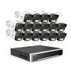 ANNKE 5MP Security Camera System, 16 Ports Expandable 32CH 12MP H.265+ NVR, 16x 3K PoE Wired IP Bullet Cams with Mic, Spotlight Color Night Vision, IP67, AI Motion & 1CH Face Detection, NO Hard Drive view 1