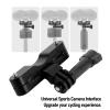 Seat Rail Mount Kit for Action 5 Pro / X4, Bike Seat Rail Mount for Action Camera, Bike Saddle Rail Camera Mount, Black (Black) view 3